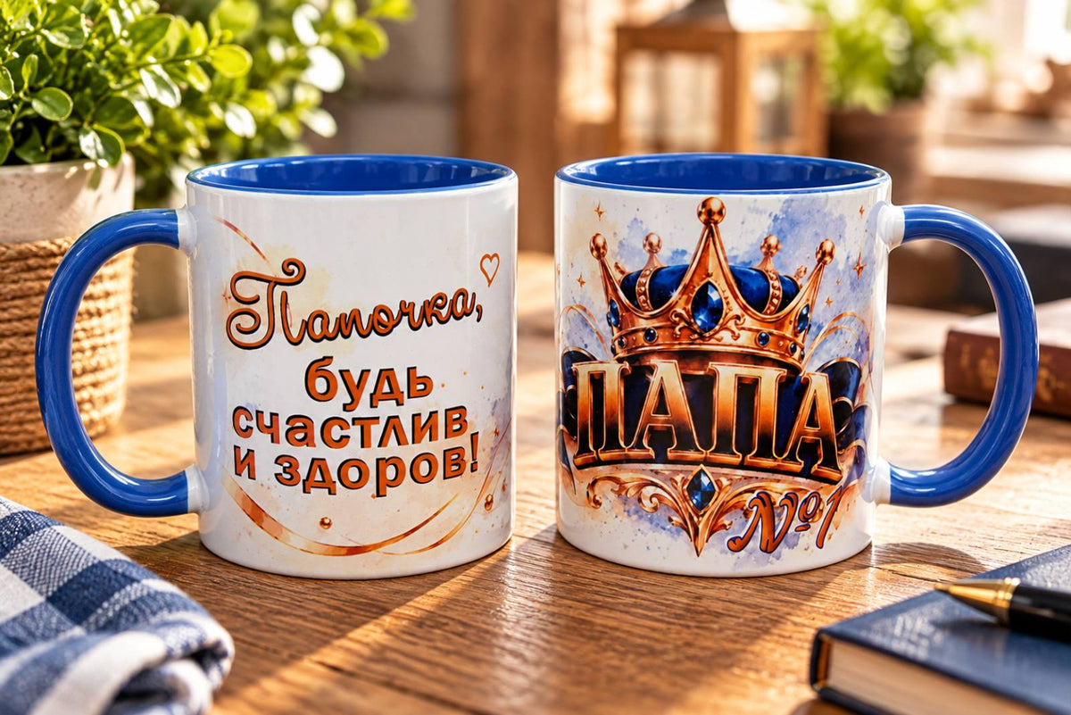 Кружка для папы «Папа №1», 320 мл