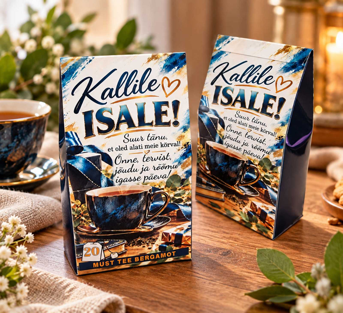 Чай чёрный с бергамотом «Kallile isale!», 20 пак.