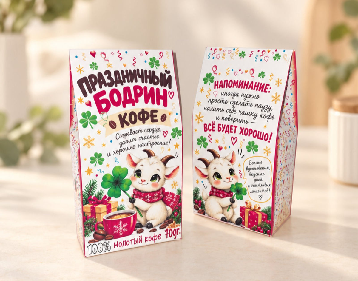 Кофе «Праздничный Бодрин», 70 г