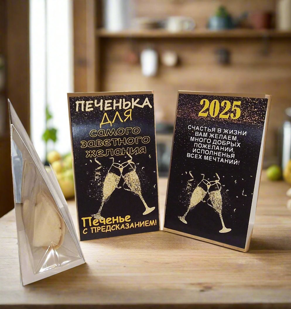 Печенье с предсказанием новогоднее