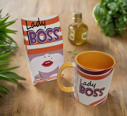 Набор: черный чай "Lady BOSS" и кружка "Lady BOSS"