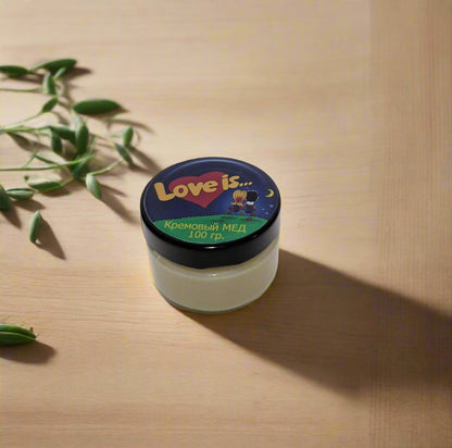 Кремовый мед, подарок на 14 февраля