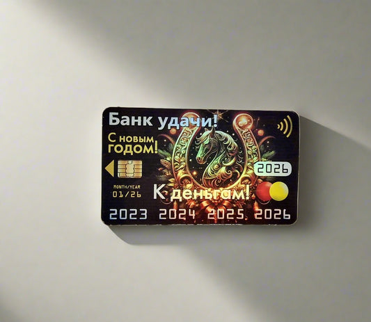 Виниловый новогодний магнит
