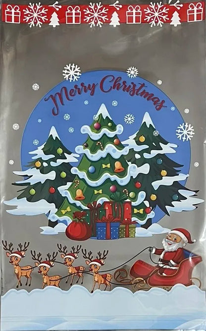 Новогодний фольгированный пакет