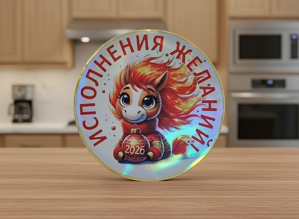 Šokolaadist uusaasta medal "Soovide täitumine!"