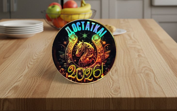 Šokolaadist uusaasta medal "Küllus! 2026!"