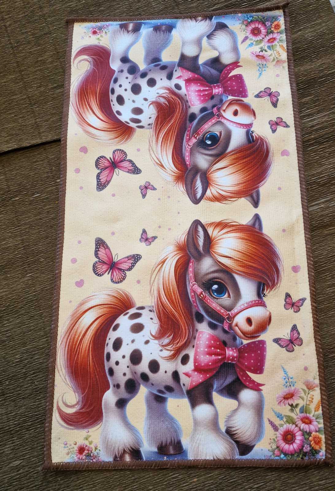 Кухонное полотенце с новогодним рисунком