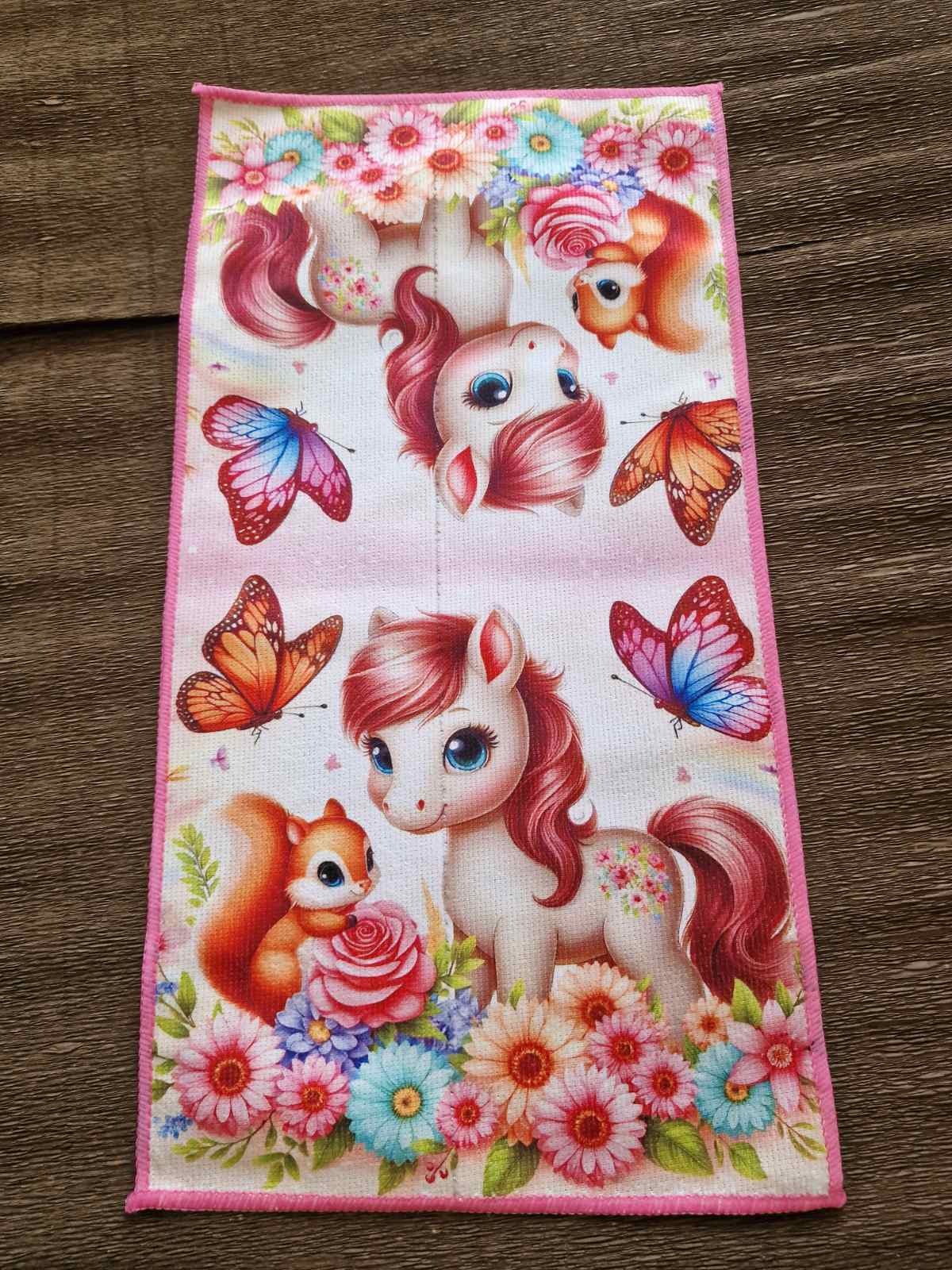 Кухонное полотенце с новогодним рисунком