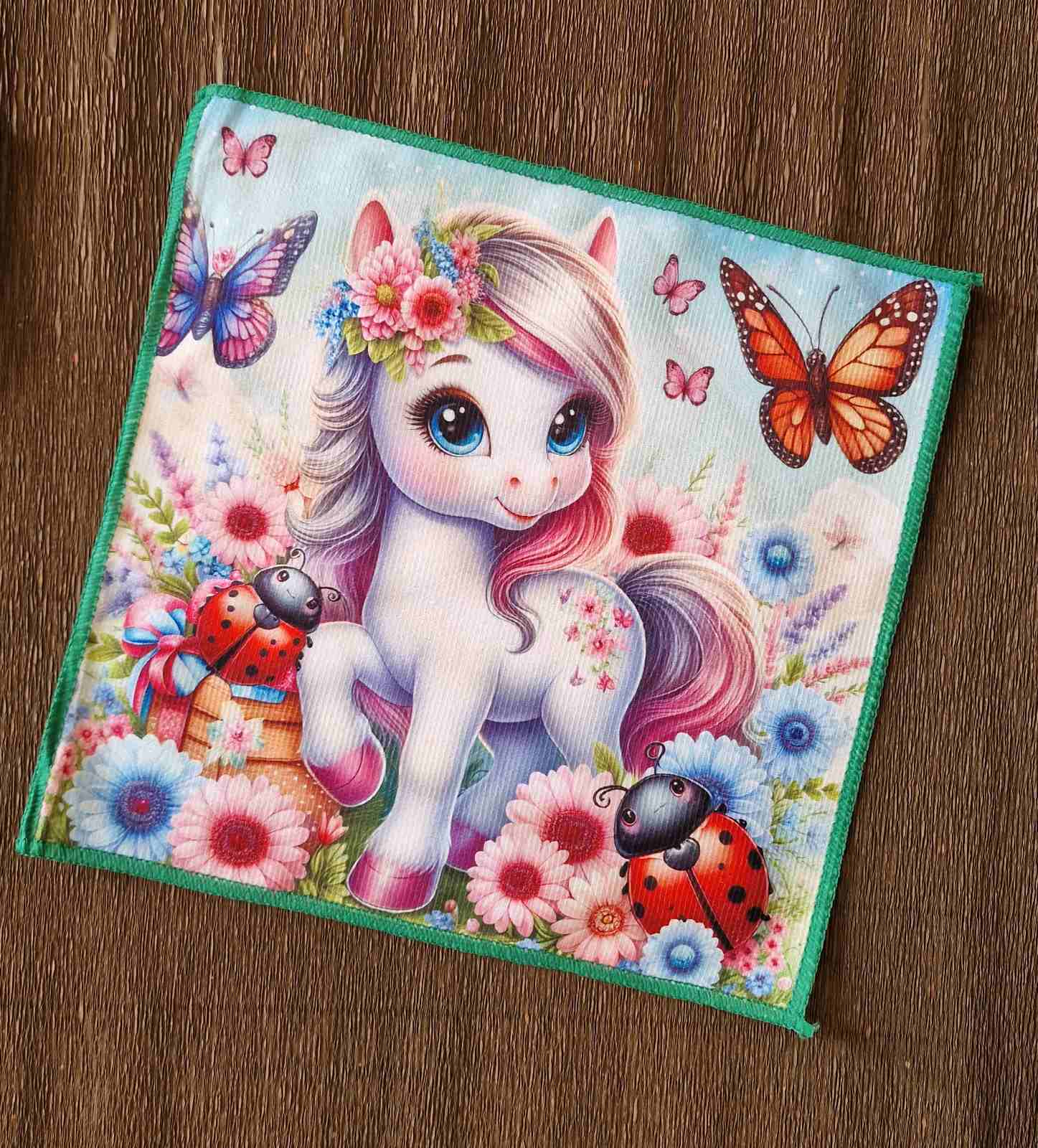 Салфетка из микрофибры с новогодним рисунком