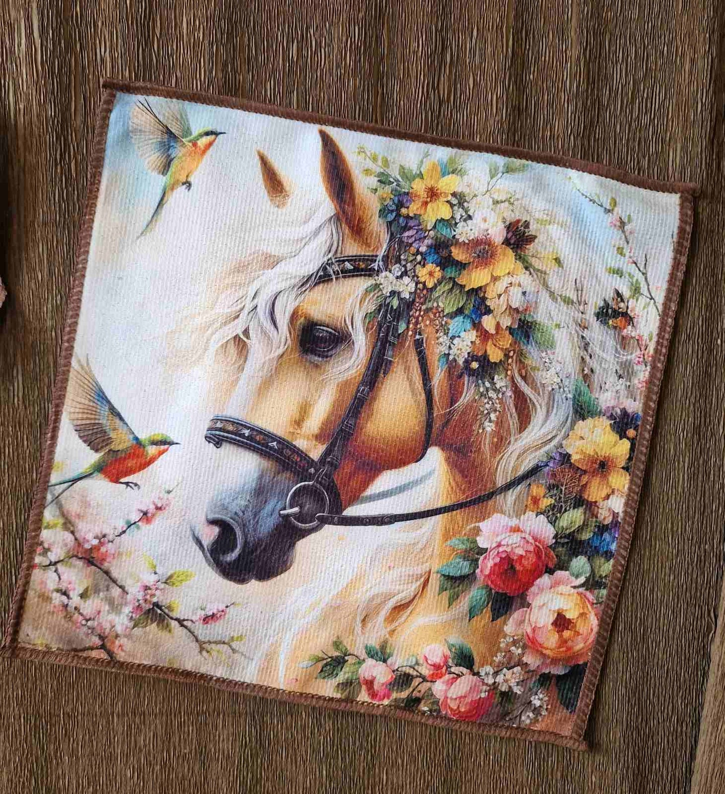 Салфетка из микрофибры с новогодним рисунком