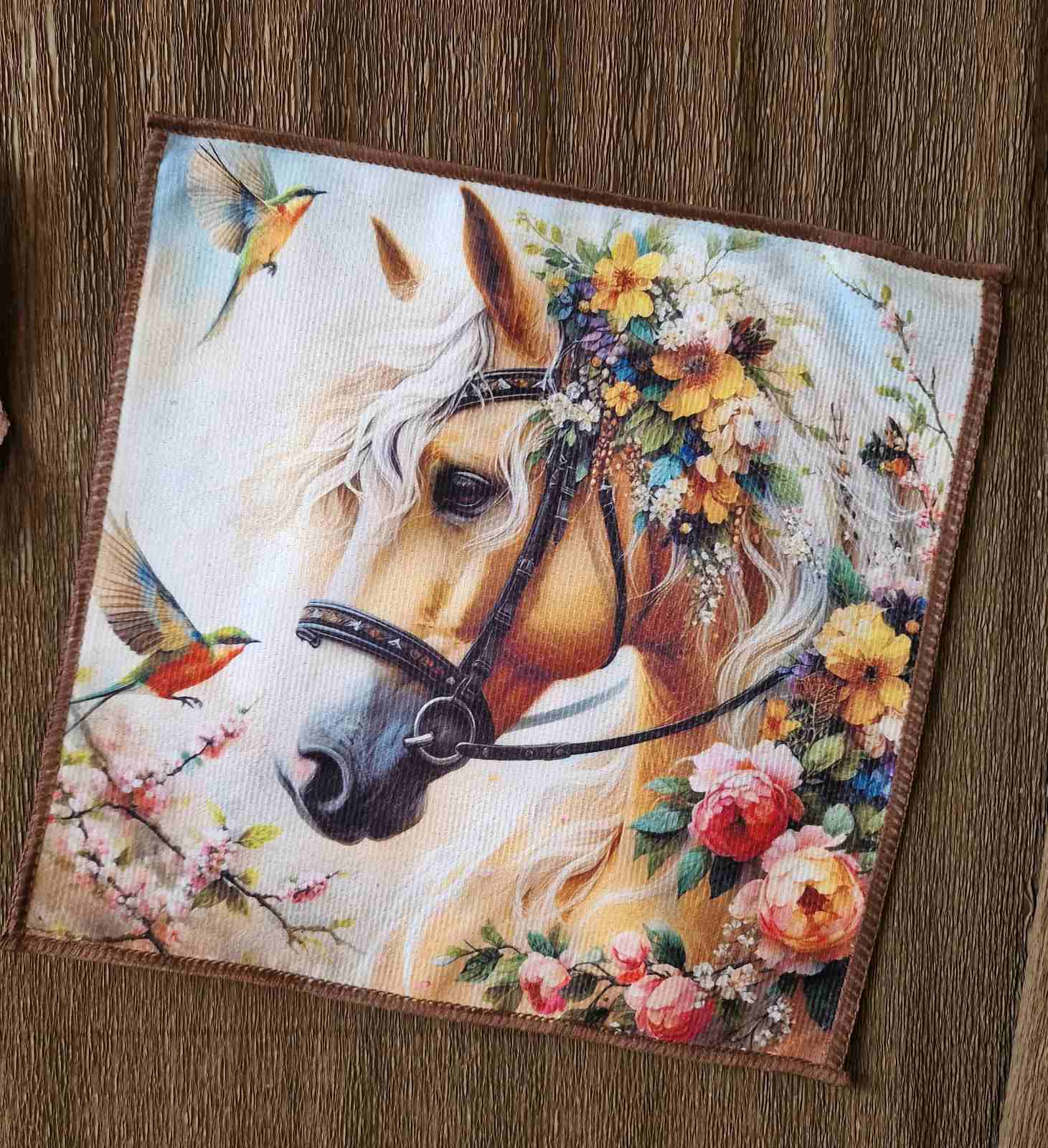 Салфетка из микрофибры с новогодним рисунком