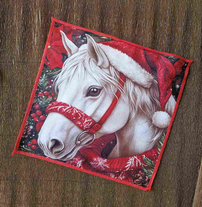 Салфетка из микрофибры с новогодним рисунком