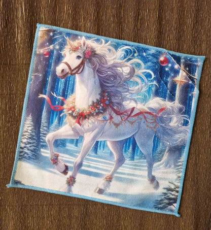 Салфетка из микрофибры с новогодним рисунком