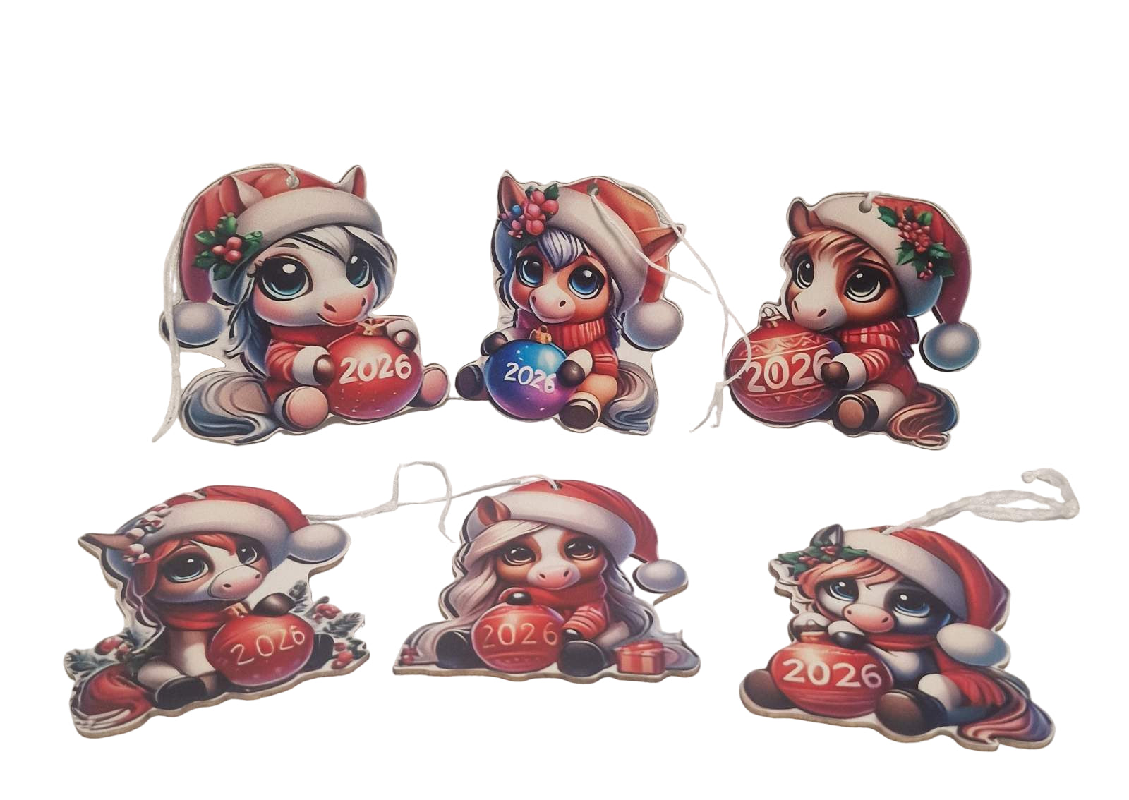 2D украшения для елки