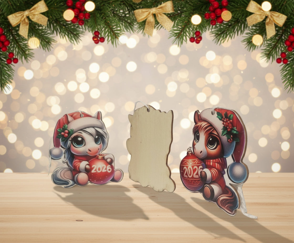 2D украшения для елки