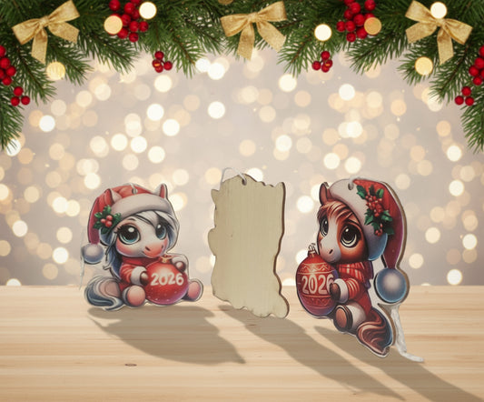 2D украшения для елки