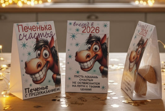 Печенька с предсказанием "Печенька счастья!", 5 г