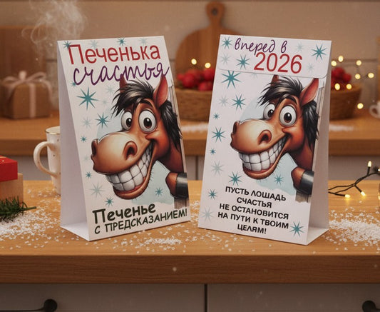 Печенька с предсказанием "Печенька счастья!", 5 г