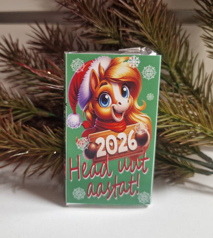 Новогодний шоколад на эстонском языке