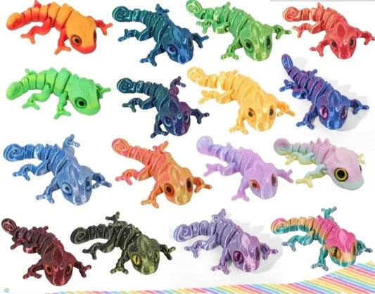 3D игрушка - хамелеон