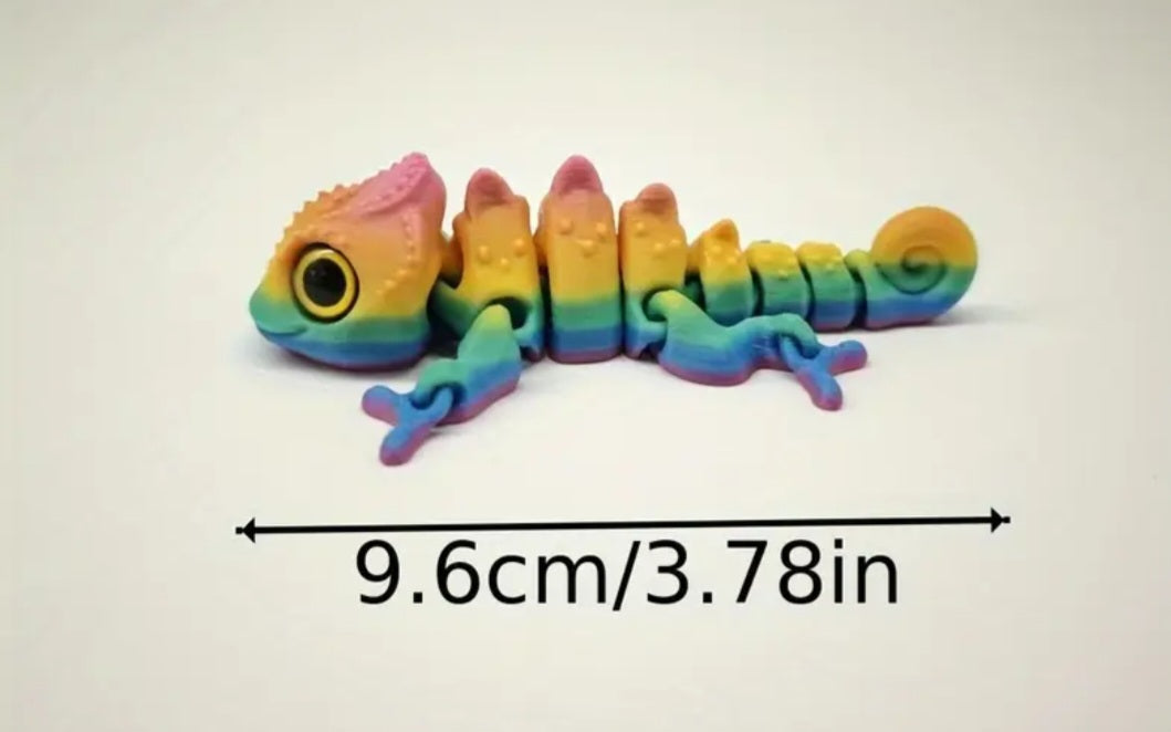 3D игрушка - хамелеон