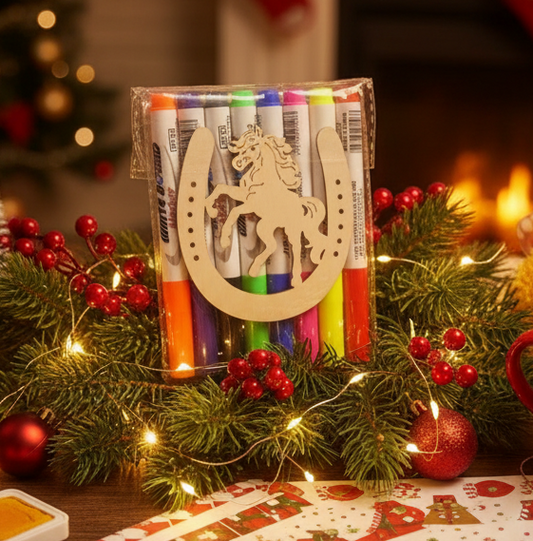 Фломастеры с новогодней символикой