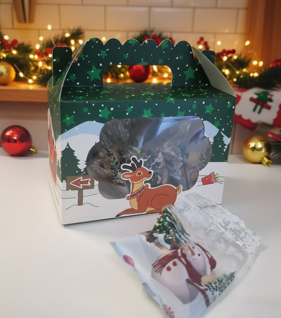 Печеньки новогодние с пожеланием