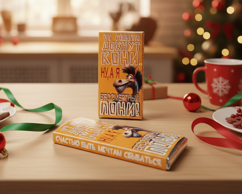 Новогодней шоколад