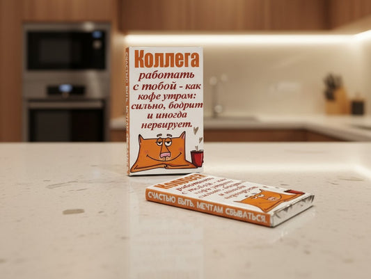 Шоколад коллеге, подарок коллеге