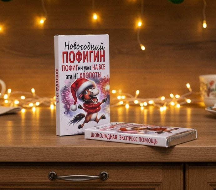 Новогодняя шоколадка
