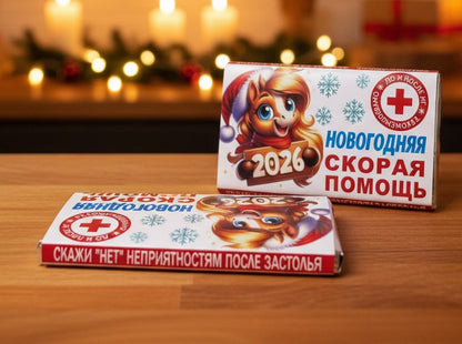Новогодняя шоколадка