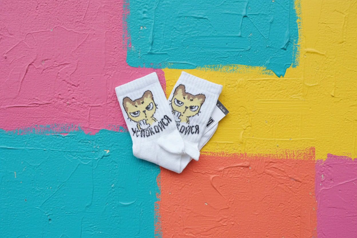 Носки с прикольной надписью