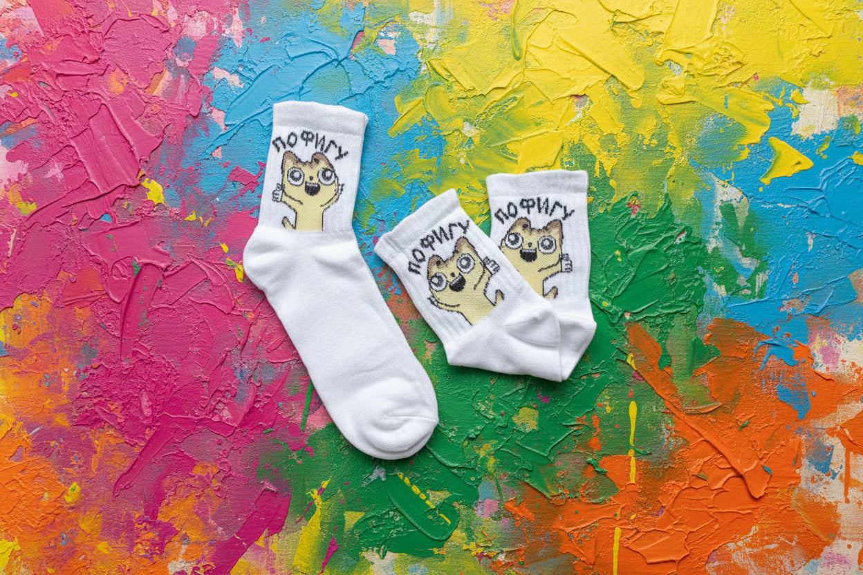 Носки с прикольной надписью