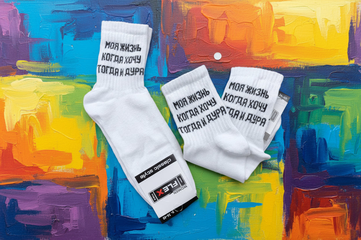 Носки с прикольными надписями