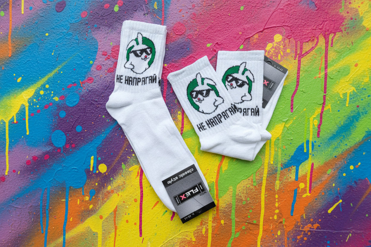 Носки с прикольной надписью