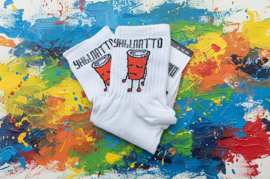 Носки с прикольной надписью