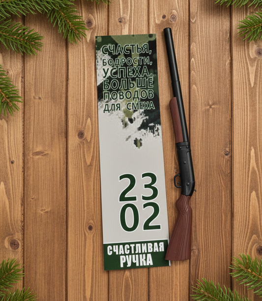 Ручка в форме винтовки