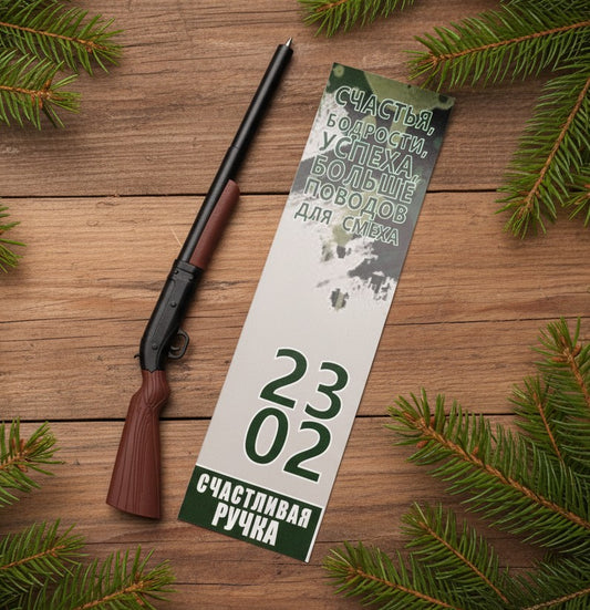 Ручка в форме винтовки