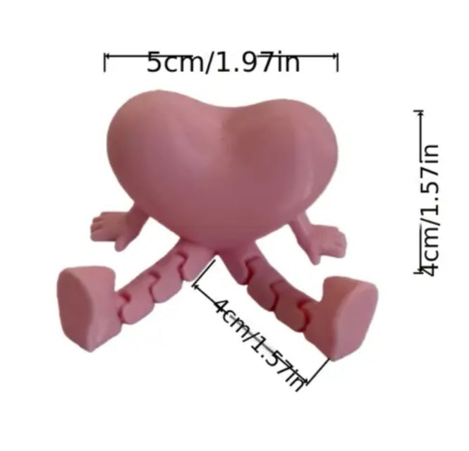 3D  фигурка в виде сердца